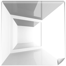 Kwadrat - dekoracyjna instalacja 3D