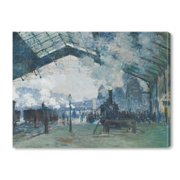 Claude Monet "Przybycie pociągu z Normandii" - reprodukcja