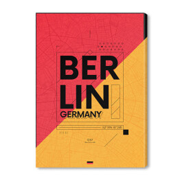 Obraz na płótnie Typografia - Berlin