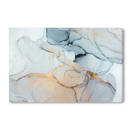 Obraz na płótnie Abstrakcyjne plamy w różnych odcieniach na marmurze