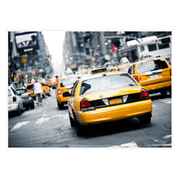 Plakat Nowojorska żółta taksówka