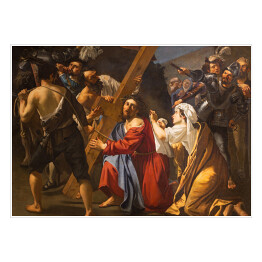 Plakat samoprzylepny Rzym - Jezus pod krzyżem 