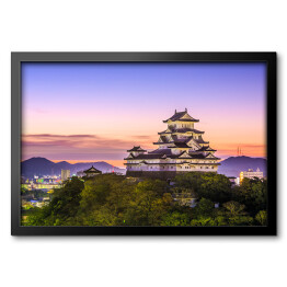 Obraz w ramie Zamek Himeji, Japonia