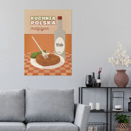 Plakat Ilustracja - kuchnia polska