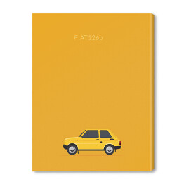 Obraz na płótnie Polskie samochody - FIAT 126p