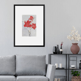 Obraz w ramie Piet Mondrian Red Gladioli Reprodukcja