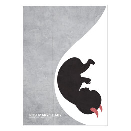 Plakat "Rosemary's baby" - minimalistyczna kolekcja filmowa