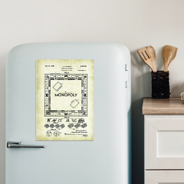 Magnes dekoracyjny C. B. Darrow - patenty na rycinach vintage