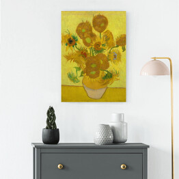 Obraz na płótnie Vincent van Gogh "Słoneczniki" - reprodukcja