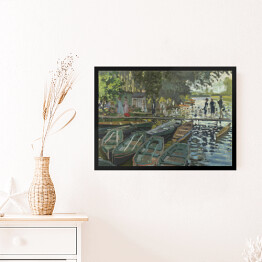 Obraz w ramie Claude Monet Kąpiący się w La Gremouillere Reprodukcja obrazu