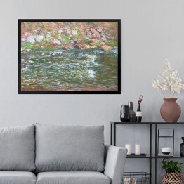 Obraz w ramie Claude Monet Rapids on the Petite Creuse at Fresselines Reprodukcja obrazu