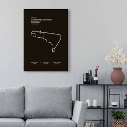 Obraz klasyczny Autodromo Hermanos Rodriguez - Tory wyścigowe Formuły 1 