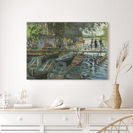 Obraz klasyczny Claude Monet Kąpiący się w La Gremouillere Reprodukcja obrazu