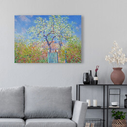 Obraz klasyczny Claude Monet Kwitnąca grusza Reprodukcja obrazu