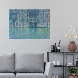 Plakat samoprzylepny Claude Monet Palazzo da Mula Wenecja Reprodukcja obrazu