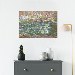 Plakat samoprzylepny Claude Monet Rapids on the Petite Creuse at Fresselines Reprodukcja obrazu