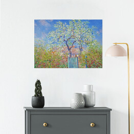 Plakat Claude Monet Kwitnąca grusza Reprodukcja obrazu