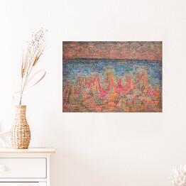 Plakat samoprzylepny Paul Klee Klify na jeziorze Reprodukcja obrazu