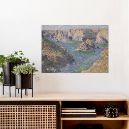 Plakat samoprzylepny Claude Monet Port-Domois, Belle-Isle Reprodukcja obrazu