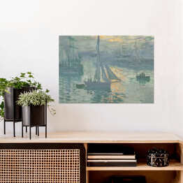 Plakat Claude Monet Wschód słońca Reprodukcja