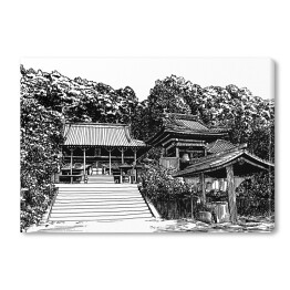 Świątynia Hanta w Matsuyama - szkic
