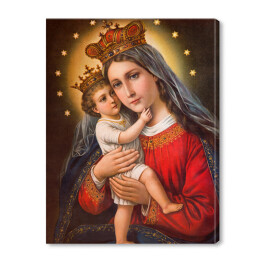Katolicki obraz Madonny z dzieckiem