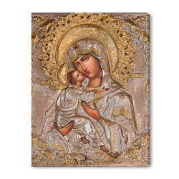 Jerozolima - Madonna w rosyjskim kościele prawosławnym Marii Magdaleny