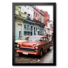 Ulica w deszczowy dzień, Hawana, Kuba