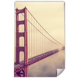 Golden Gate znikający we mgle