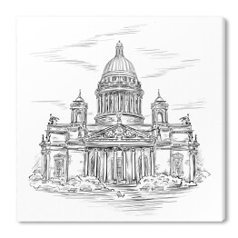 Katedra św. Izaaka - szkic