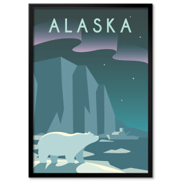 Podróżnicza ilustracja - Alaska