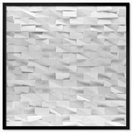 Białe abstrakcyjne prostokąty - 3D