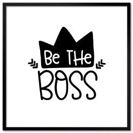 "Bądź szefem" - typografia