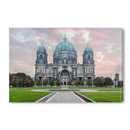 Berlińska katedra w trakcie wschodu słońca, Niemcy