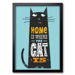 Dom jest tam, gdzie jest kot - śmieszny cytat