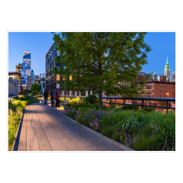 Panoramiczny widok Chelsea, Manhattan, Nowy Jork