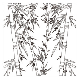 Bambusowy las - liście