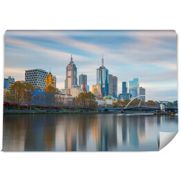 Panorama australijskiego Melbourne 
