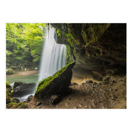 Park Nabegataki, wodospady w Kumamoto, Kyushu, Japonia