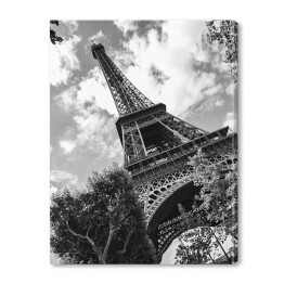 Paryskie inspiracje. Czarno biała Wieża Eiffla