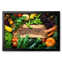 Organiczne warzywa - zdrowa dieta wegańska