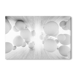 Abstrakcyjne tło geometryczne - kule 3D