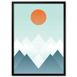 Słońce nad górami - pocztówka z wakacji