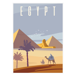 Podróżnicza ilustracja - Egipt