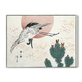 Utugawa Hiroshige Żuraw japoński. Reprodukcja 