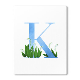 Roślinny alfabet - litera K jak konwalia