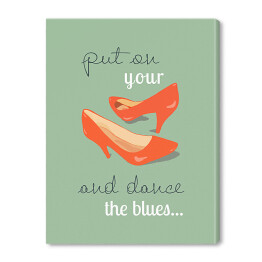 Ilustracja - Put your shoes and dance the blues - Bowie
