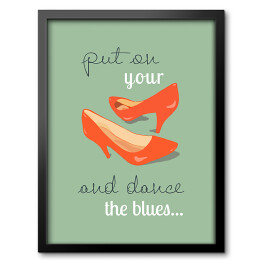 Ilustracja - Put your shoes and dance the blues - Bowie