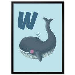 Alfabet - W jak wieloryb