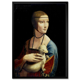 Leonardo da Vinci "Dama z łasiczką" - reprodukcja
